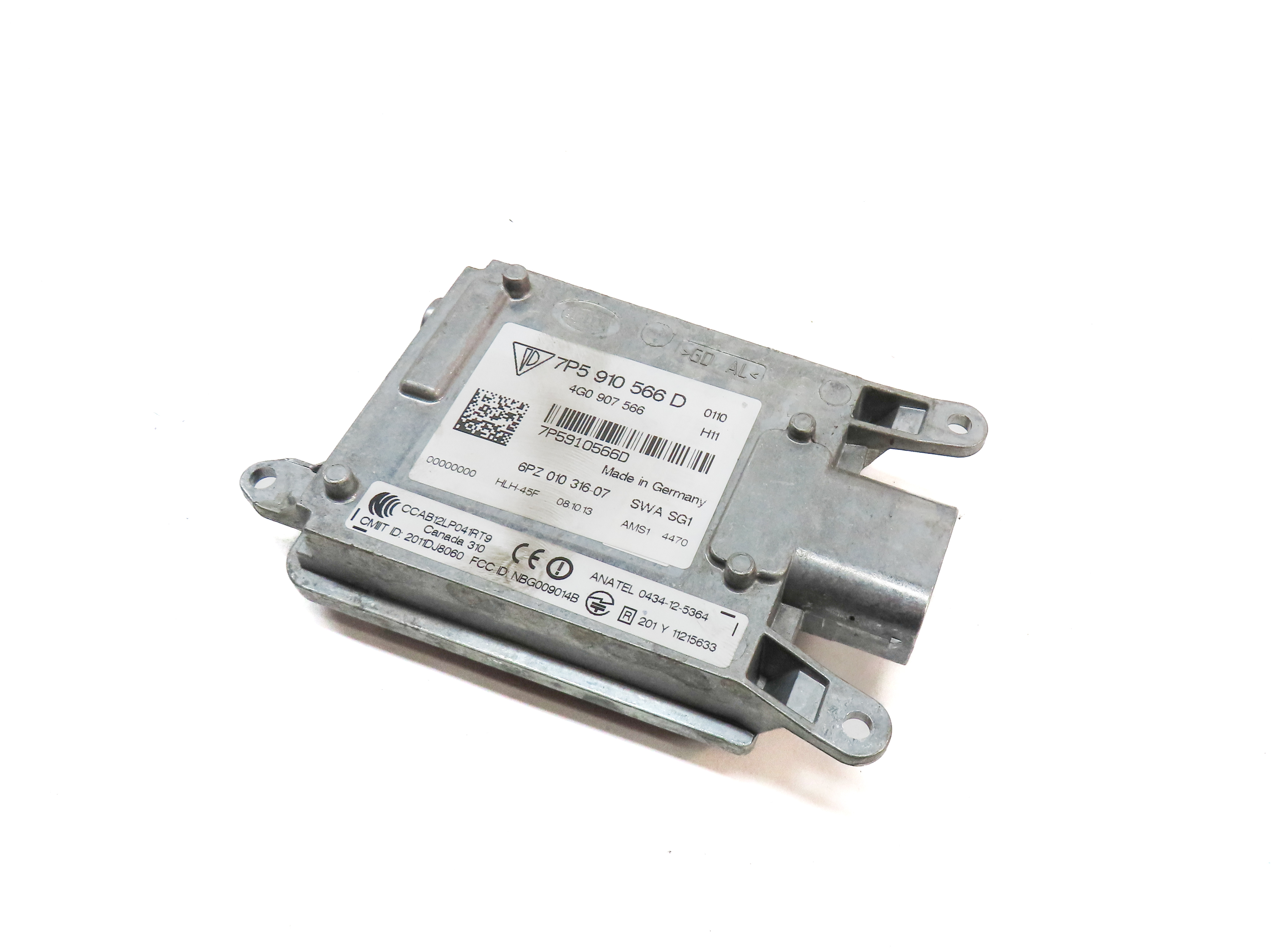 2011-2016 PORSCHE CAYENNE (958) LEFT DRIVER REAR BLIND SPOT RADAR MODULE — exact item pictured
